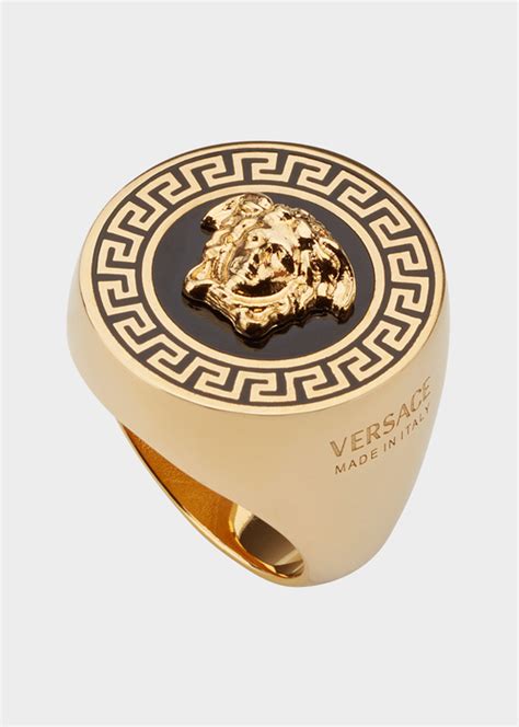 bague en or versace|bagues homme.